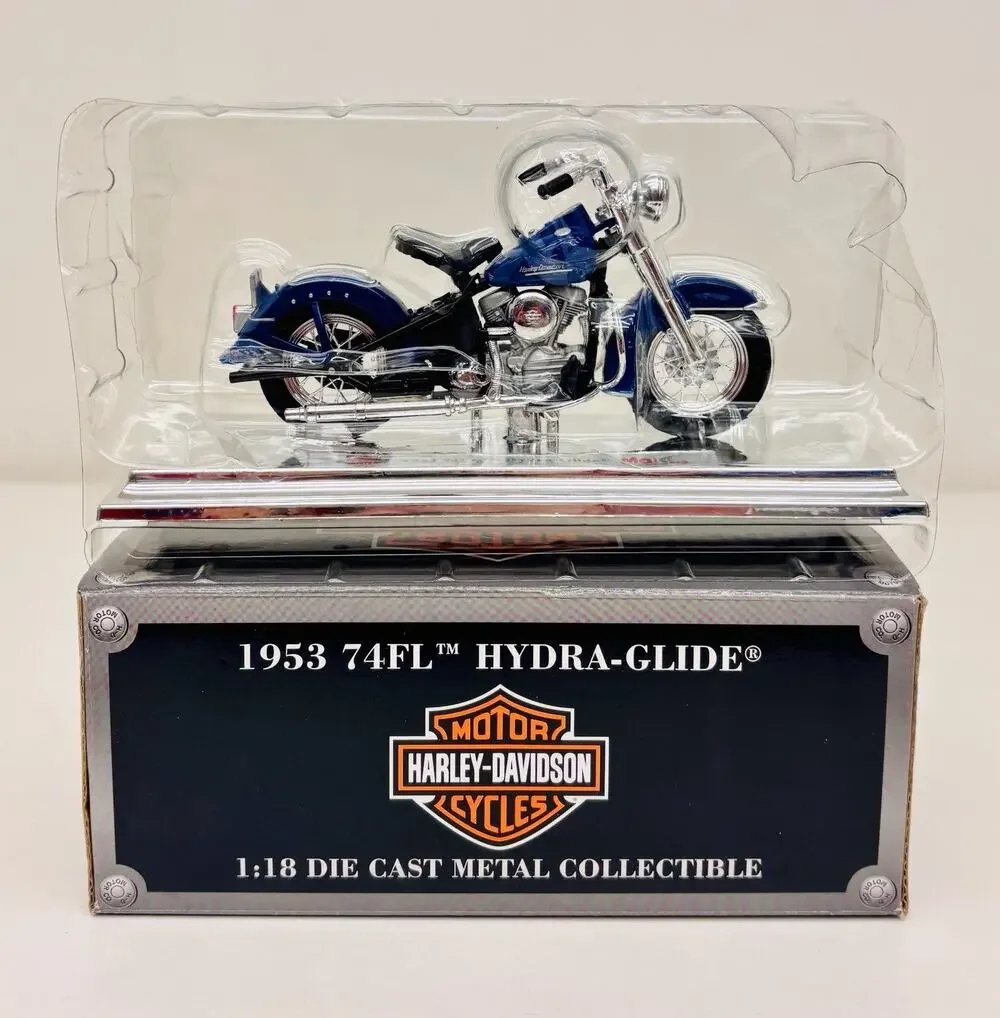 Maisto 1:18 Harley Davidson 1953 74FL Hydra-Glide Diecast Motorcycle New
